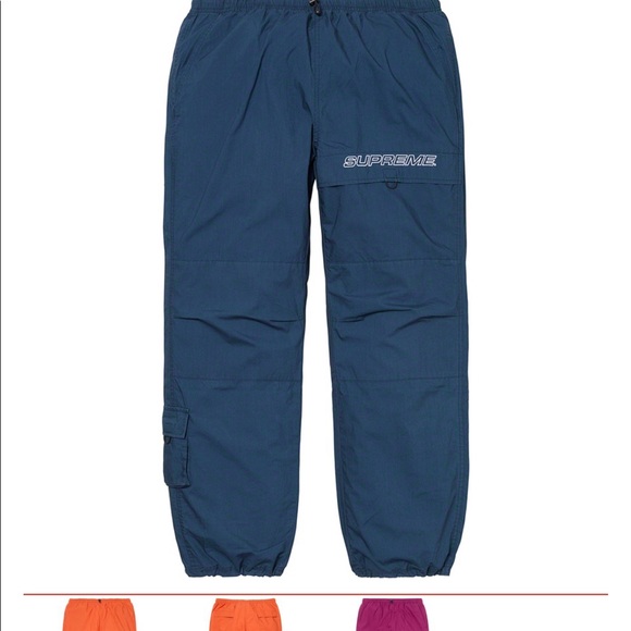 Supreme Cotton Cinch Pants Navy Small 